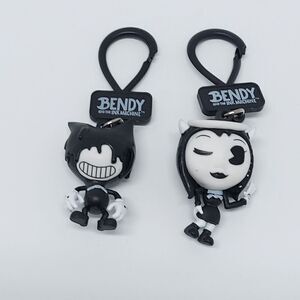 Bendy & The Ink Machine Alice Angel and Bendy Backpack Clips